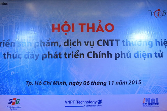  Hội thảo sản phẩm, dịch vụ Công nghệ thông tin thương hiệu Việt Nam năm 2015 