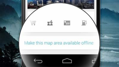 Google Map hỗ trợ chế độ xem bản đồ không kết nối Internet 