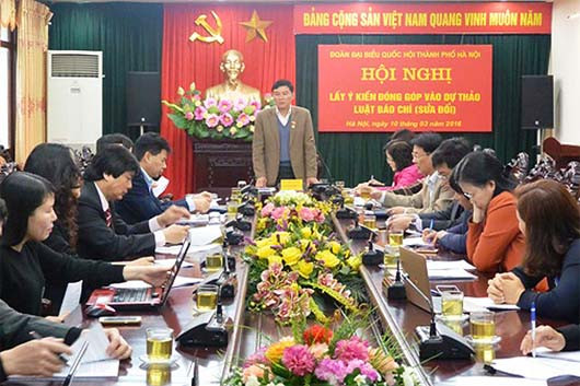  Hà Nội lấy ý kiến đóng góp vào dự thảo Luật báo chí sửa đổi 