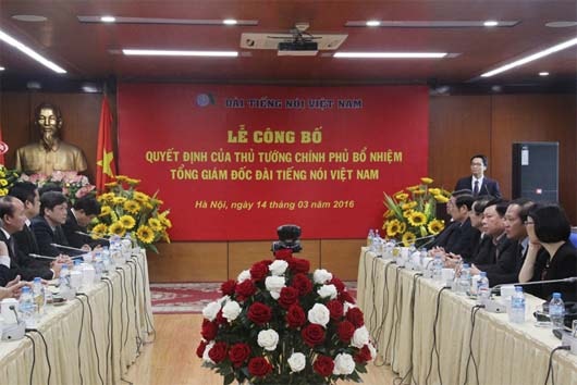  Công bố quyết định bổ nhiệm Tổng Giám đốc VOV 