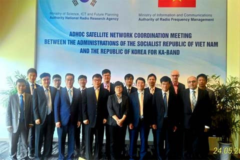  Việt Nam phối hợp tần số quỹ đạo vệ tinh với Hàn Quốc 