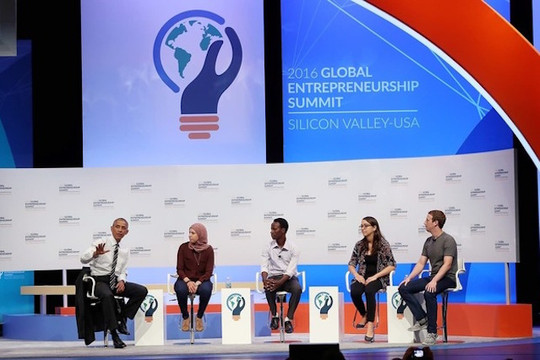  Obama, Zuckerberg thúc đẩy doanh nghiệp trẻ sáng tạo 