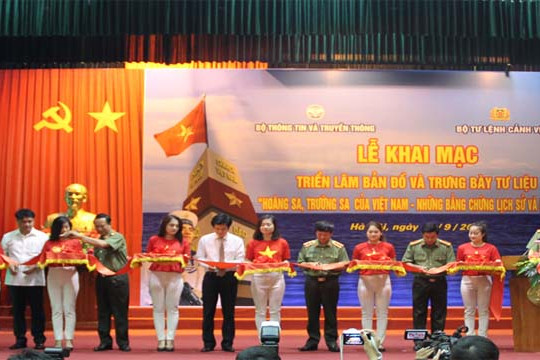  Triển lãm chủ quyền Hoàng Sa, Trường Sa của Việt Nam tại Bộ Tư lệnh Cảnh vệ 