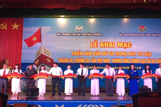  Triển lãm chủ quyền Hoàng Sa, Trường Sa của Việt Nam tại Đắk Nông 