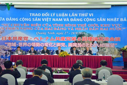 Việt Nam - Nhật Bản trao đổi lý luận giữa hai Đảng lần thứ 6 