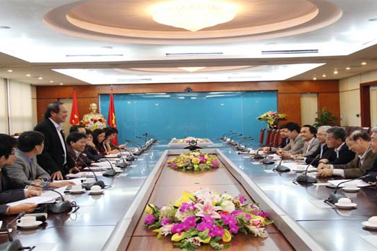  Bộ trưởng Trương Minh Tuấn làm việc với Liên hiệp các tổ chức hữu nghị Việt Nam 