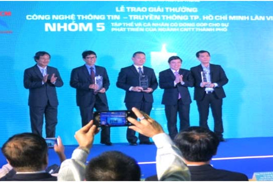 Trao Giải thưởng Công nghệ Thông tin và truyền thông Thành phố Hồ Chí Minh lần VIII 