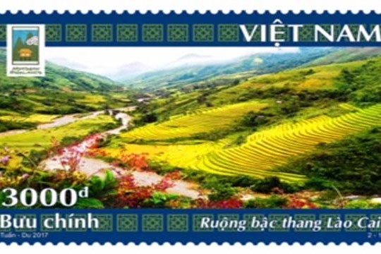  Bộ tem “Năm du lịch quốc gia 2017 – Lào Cai – Tây Bắc” 