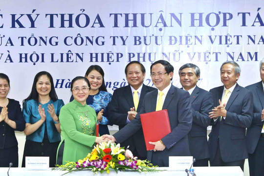  Bưu điện và Hội Liên hiệp phụ nữ Việt Nam hợp tác hỗ trợ phụ nữ 