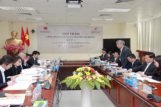  Công đoàn Bưu điện Việt Nam và Nhật Bản tổ chức hội thảo về chính sách chăm lo người lao động 