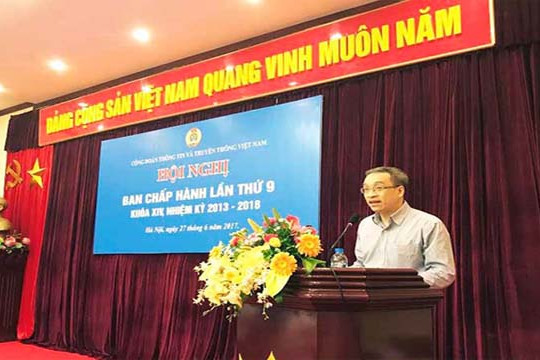  Hội nghị Ban Chấp hành lần 9 khóa XIV Công đoàn TT&TT Việt Nam 