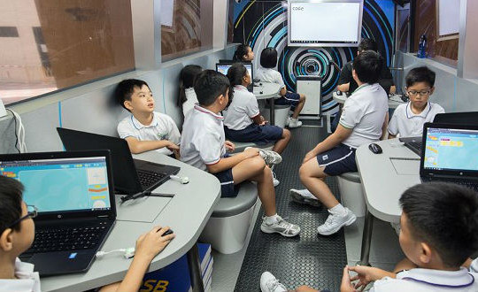 Singapore triển khai xe bus dạy lập trình cho học sinh 