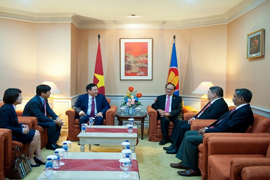  Phó Thủ tướng Vương Đình Huệ thăm Ban Thư ký ASEAN 