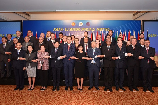  Thông cáo báo chí của Chủ tọa Hội nghị các quan chức cao cấp ASEAN-EU 