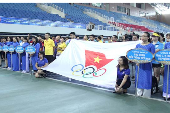  Hội thao chào mừng kỷ niệm 70 năm thành lập Công đoàn TT&TT Việt Nam: 2 môn thi bóng bàn và tennis 
