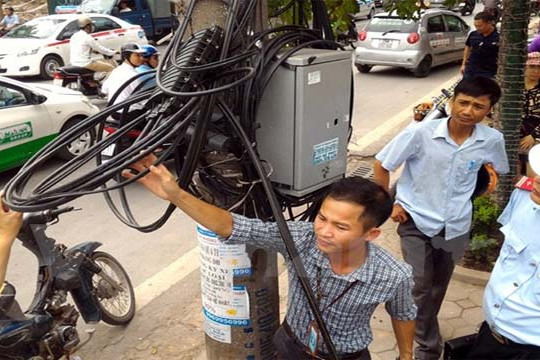  Hà Nội sẽ hạ ngầm 100% mạng cáp viễn thông khu vực trung tâm 