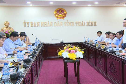  Thứ trưởng Nguyễn Minh Hồng làm việc với UBND tỉnh Thái Bình về công tác cải cách hành chính 