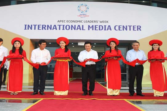 Trung tâm Báo chí APEC đã sẵn sàng đón 3.000 nhà báo 