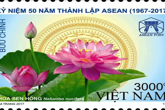  50 thành lập ASEAN trên tem Bưu chính Việt Nam 