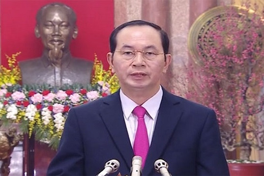  Thư chúc Tết Xuân Mậu Tuất– 2018 của Chủ tịch nước Trần Đại Quang 