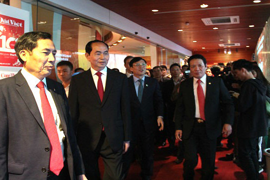  Chủ tịch nước Trần Đại Quang thăm Hội Báo toàn quốc 2018 