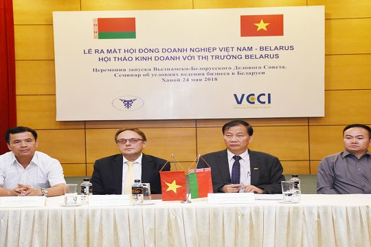  Ra mắt Hội đồng Doanh nghiệp Việt Nam - Belarus 