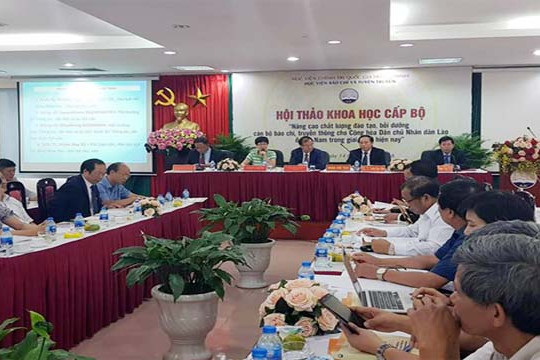  Nâng cao chất lượng đào tạo, bồi dưỡng cán bộ báo chí, truyền thông Lào ở Việt Nam 