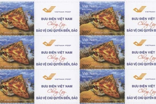  Phát hành bộ tem bưu chính “Biển, đảo Việt Nam (bộ 1): Sinh vật biển” 