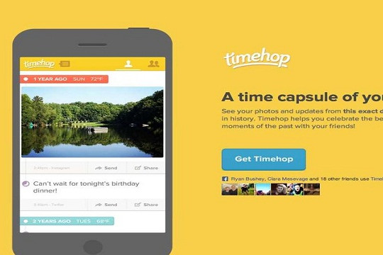  Ứng dụng Timehop gặp sự cố vi phạm dữ liệu 
