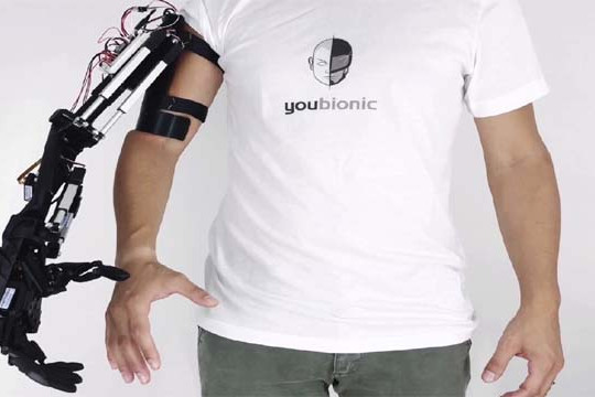  Công nghệ in 3D sản xuất cánh tay máy 3D cử động như tay thật 