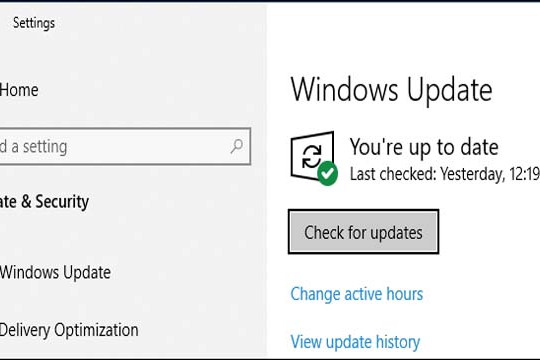  Đừng ấn vào Check for Updates trừ khi bạn muốn các bản cập nhật Windows 10 không ổn định 