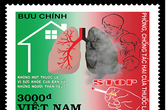  Bộ tem “phòng, chống tác hại của thuốc lá” 