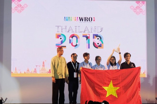  Việt Nam giành giải Future Innovator tại cuộc thi Robotics quốc tế WRO 2018 