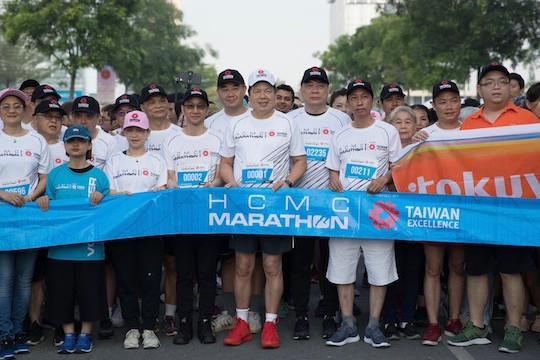  Taiwan Excellence tài trợ chính cho HCMC Marathon 2019 