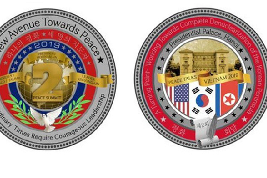 Đồng xu bạc kỷ niệm thượng đỉnh Mỹ - Triều lần 2 tại Hà Nội 