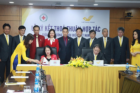  Bưu điện hỗ trợ Hội Chữ Thập đỏ Việt Nam các hoạt động nhân đạo 