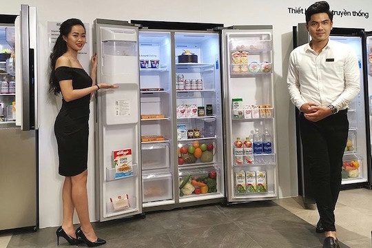  Tủ lạnh “Side by Side” RS5000 tích hợp công nghệ SpaceMax 