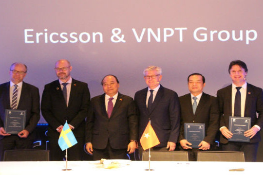  VNPT hợp tác chiến lược với Ericsson về công nghiệp 4.0, IoT 