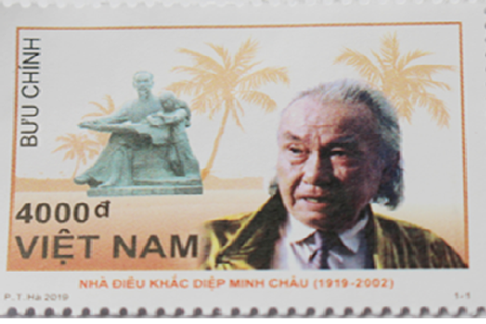  Phát hành bộ tem “Kỷ niệm 100 năm sinh Diệp Minh Châu (1919-2002)” 