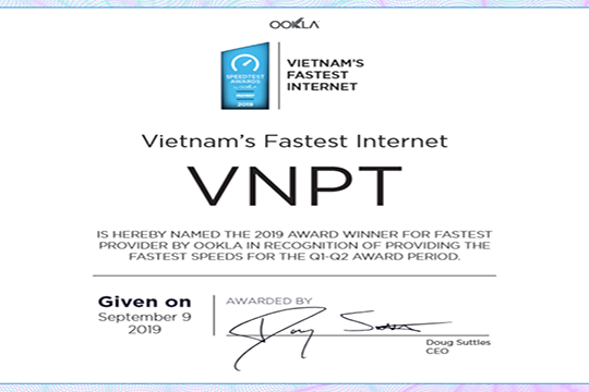  VNPT đạt tốc độ Internet số 1 Việt Nam 