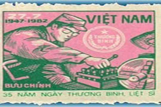  Tri ân anh hùng liệt sĩ Việt Nam trên tem bưu chính 