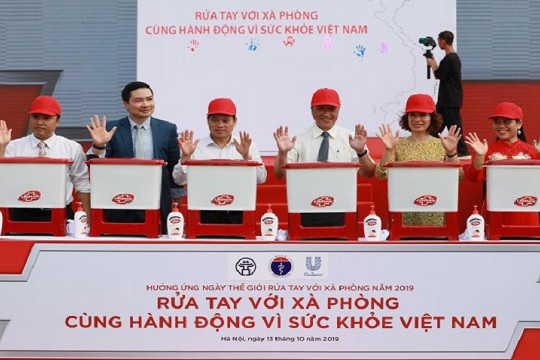  "Rửa tay với xà phòng - Cùng hành động vì sức khỏe Việt Nam" 