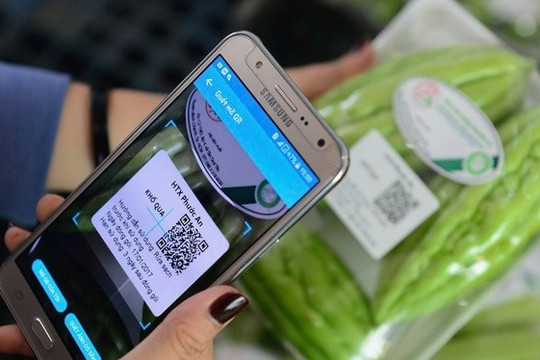  Năm 2020: 100% chuỗi sản xuất, cung ứng nông sản thực phẩm tại Hà Nội sử dụng mã QR truy xuất nguồn gốc 