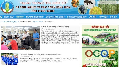  Ngành NN & PTNT Tuyên Quang ứng dụng CNTT trong các hoạt động quản lý nhà nước 