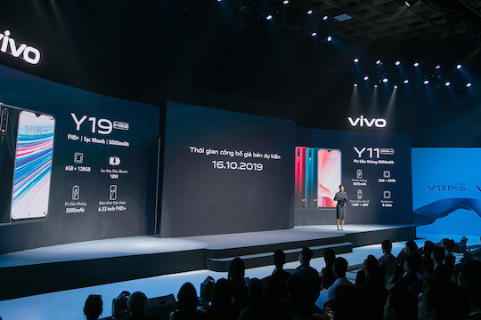  Vivo Y19 được bán ra vào ngày 1/11 tại Việt Nam 