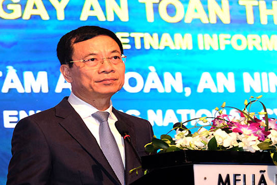  Bộ trưởng Nguyễn Mạnh Hùng: Bảo đảm ATTT mạng đồng nghĩa xây đắp tương lai thịnh vượng của đất nước 