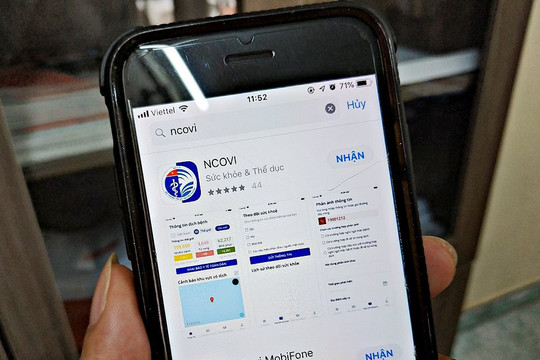 Sau hơn 1 tháng, ứng dụng NCOVI có gần 6,5 triệu lượt tải