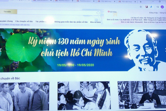 Trưng bày trực tuyến nhiều sách, tư liệu quý về Chủ tịch Hồ Chí Minh