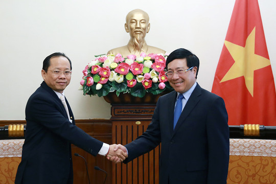Việt Nam coi trọng và ưu tiên hợp tác với Campuchia trên tất cả các lĩnh vực