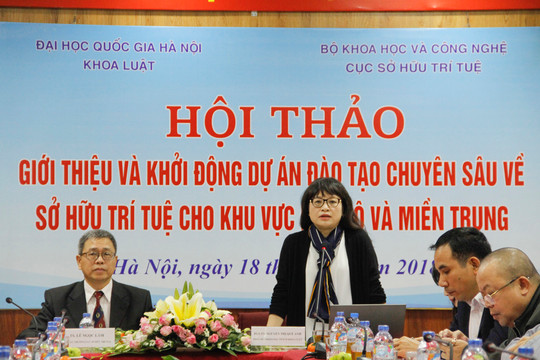 Đào tạo chuyên sâu về sở hữu trí tuệ cho khu vực Bắc Bộ và miền Trung